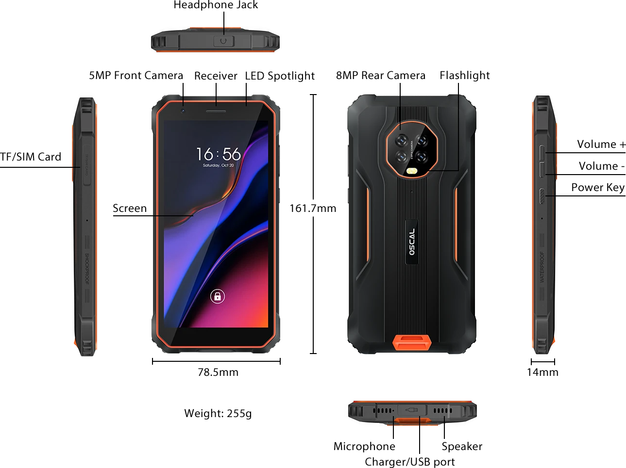 Blackview OSCAL S60: Best durable and waterproof mobile