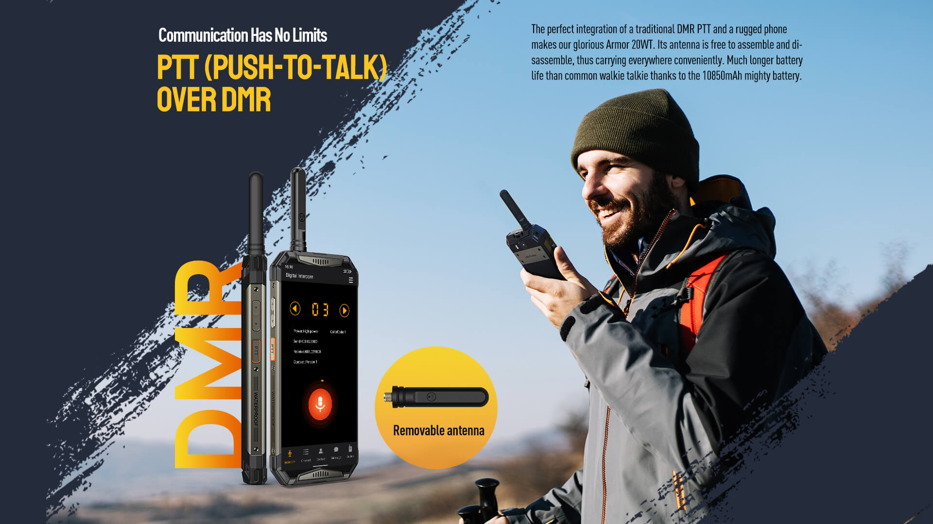 ulefone walkie talkie