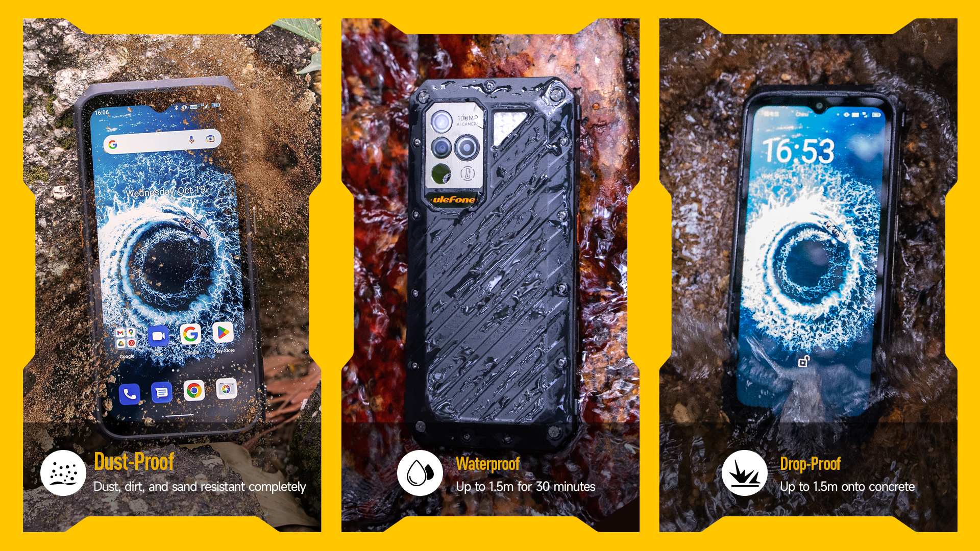 Ulefone Power Armor 17 Pro Móvil resistente al agua y golpes